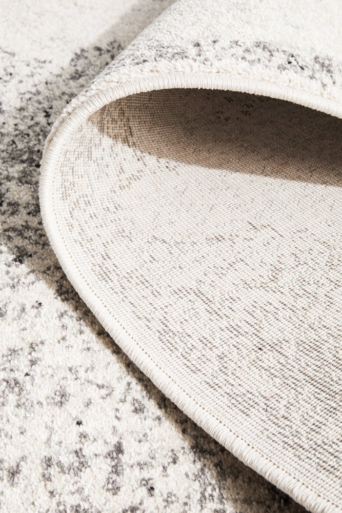 Chrome Rita Hamptons Style Indoor Rug Silver Runner - Image 9