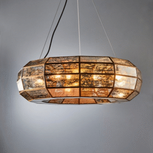 Victoria Ceiling Pendant Small Antique Brass (RRP $2189)