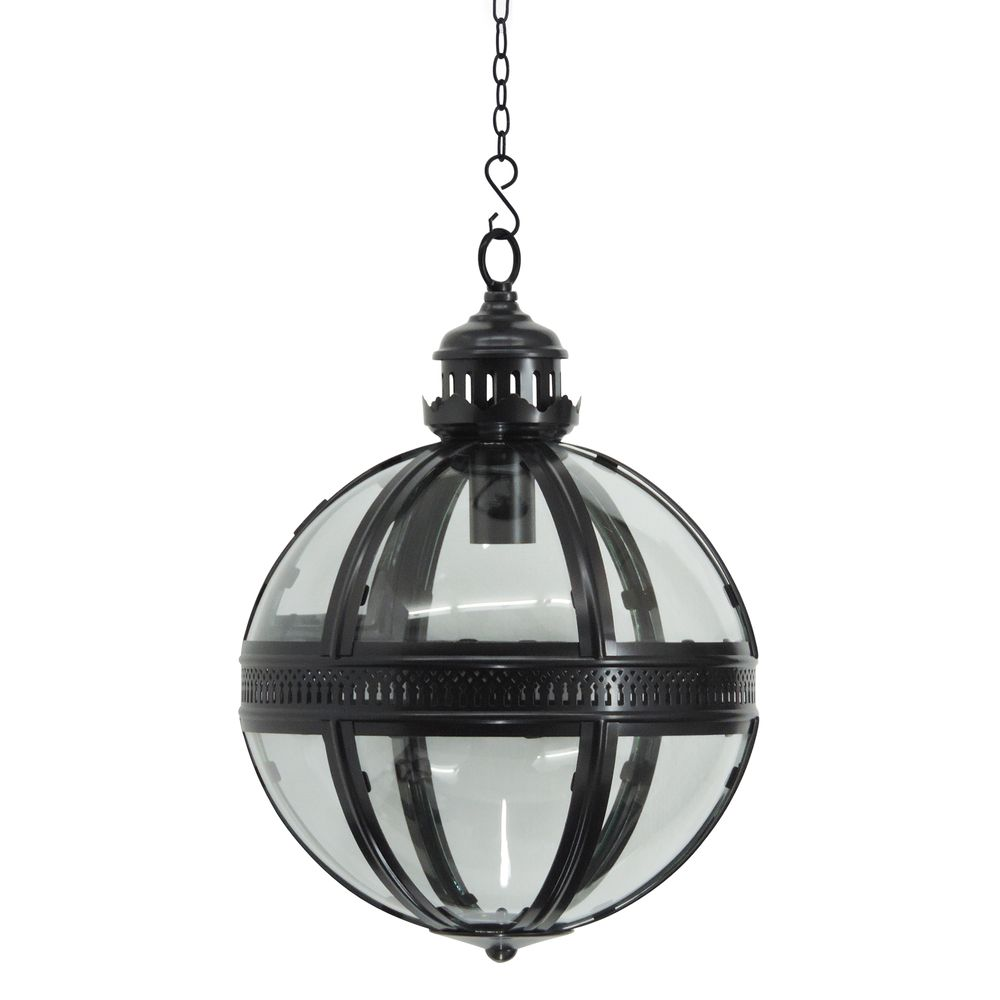 Saxon Ceiling Pendant Small Black (RRP $1496)