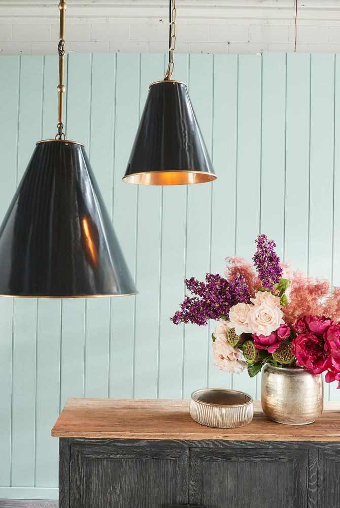 Monte Carlo Ceiling Pendant Large Black and Brass (RRP $2189) - Image 3