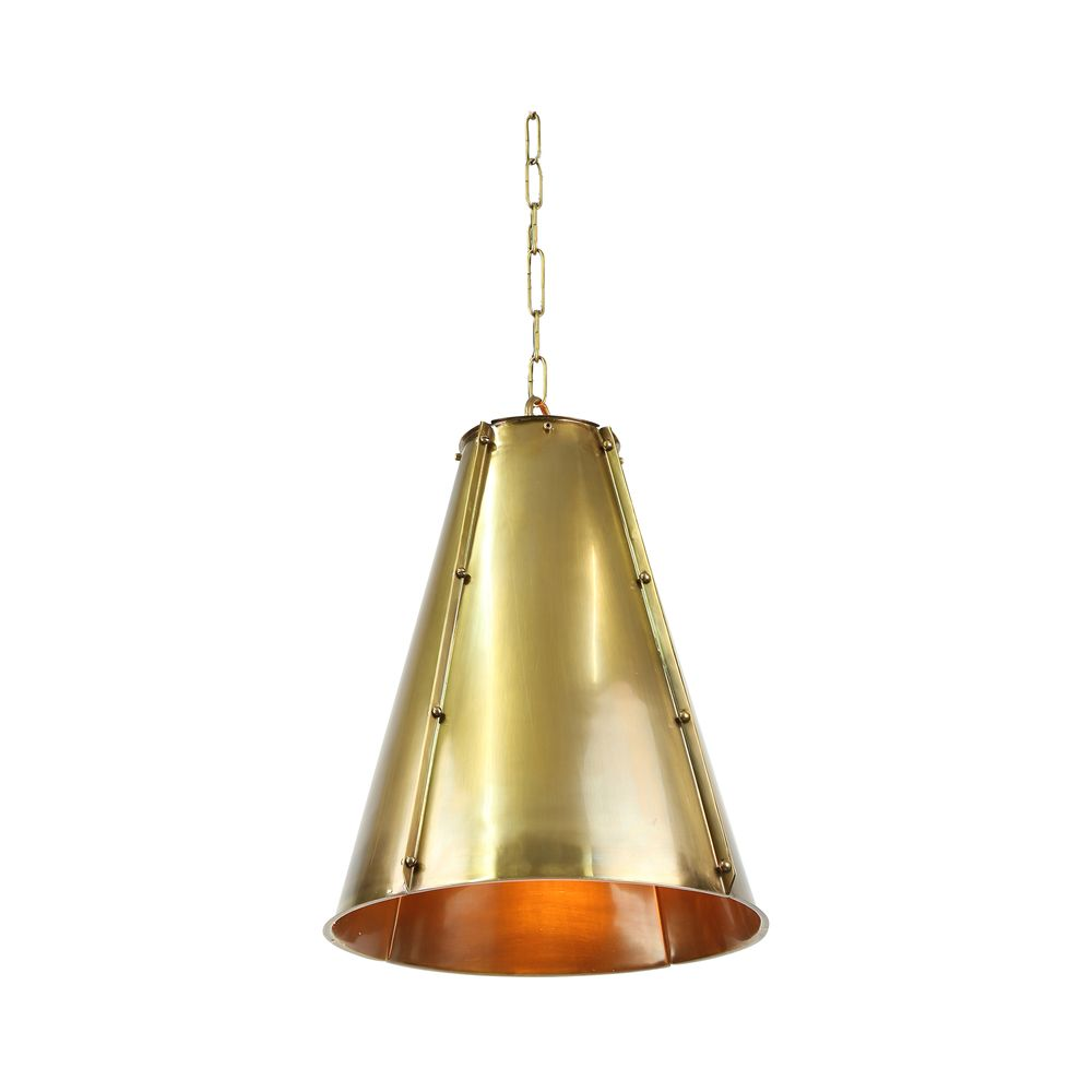 Capri Ceiling Pendant Brass (RRP $1067)