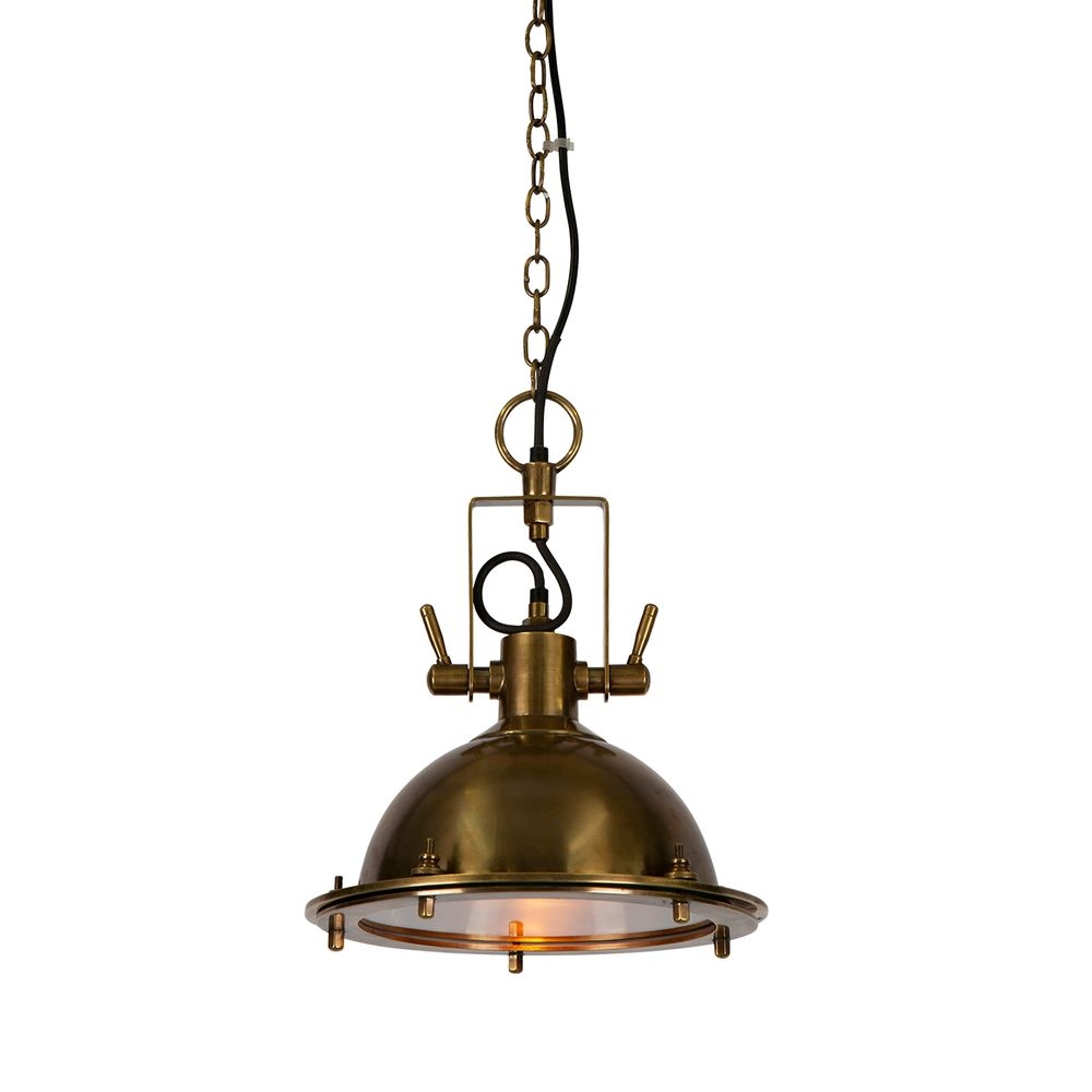 Bedford Ceiling Pendant Antique Brass (RRP $1045)