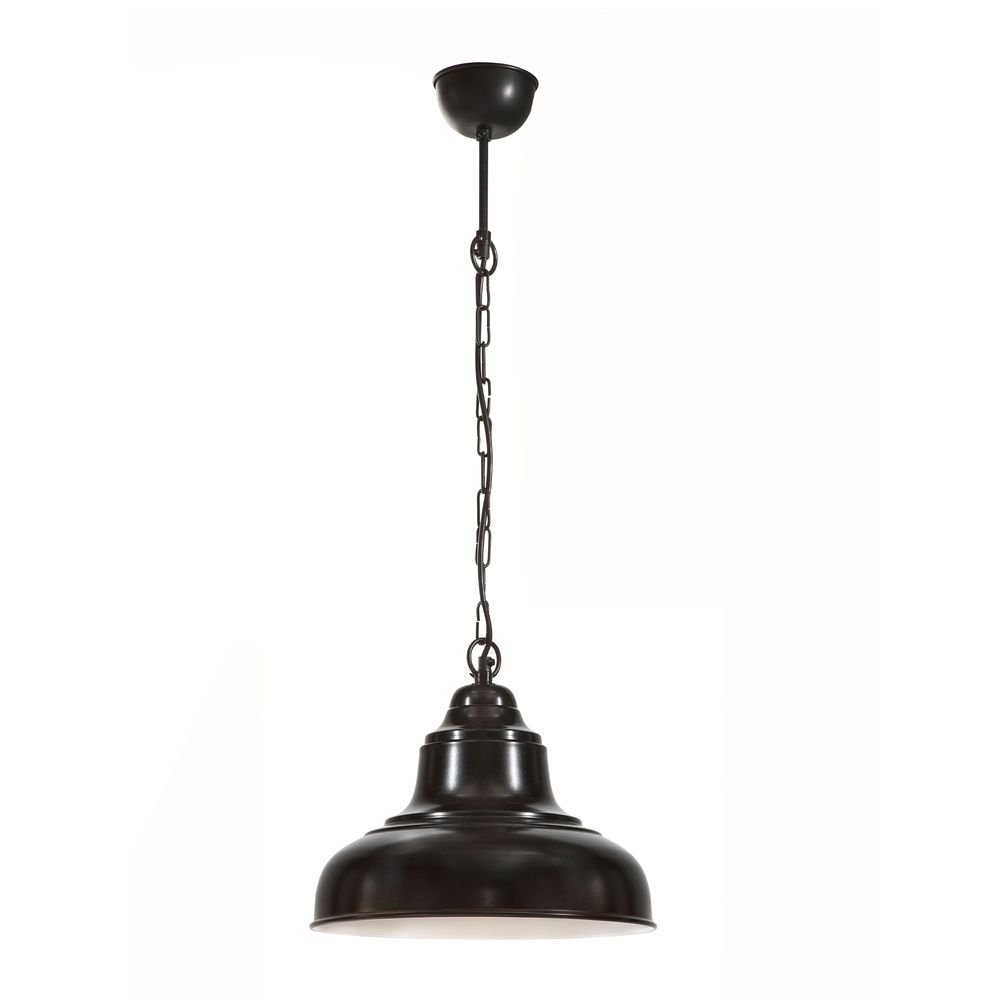 Brasserie Overhead Ceiling Pendant Small Black (RRP $429)