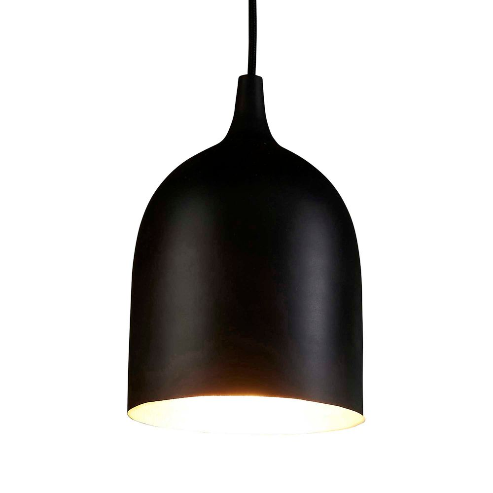 Lumi-R Ceiling Pendant Black and Silver (RRP $363)