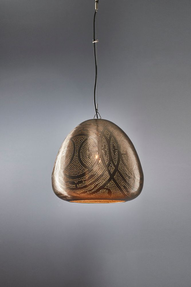 Stockport Dome Ceiling Pendant Nickel (RRP $726)