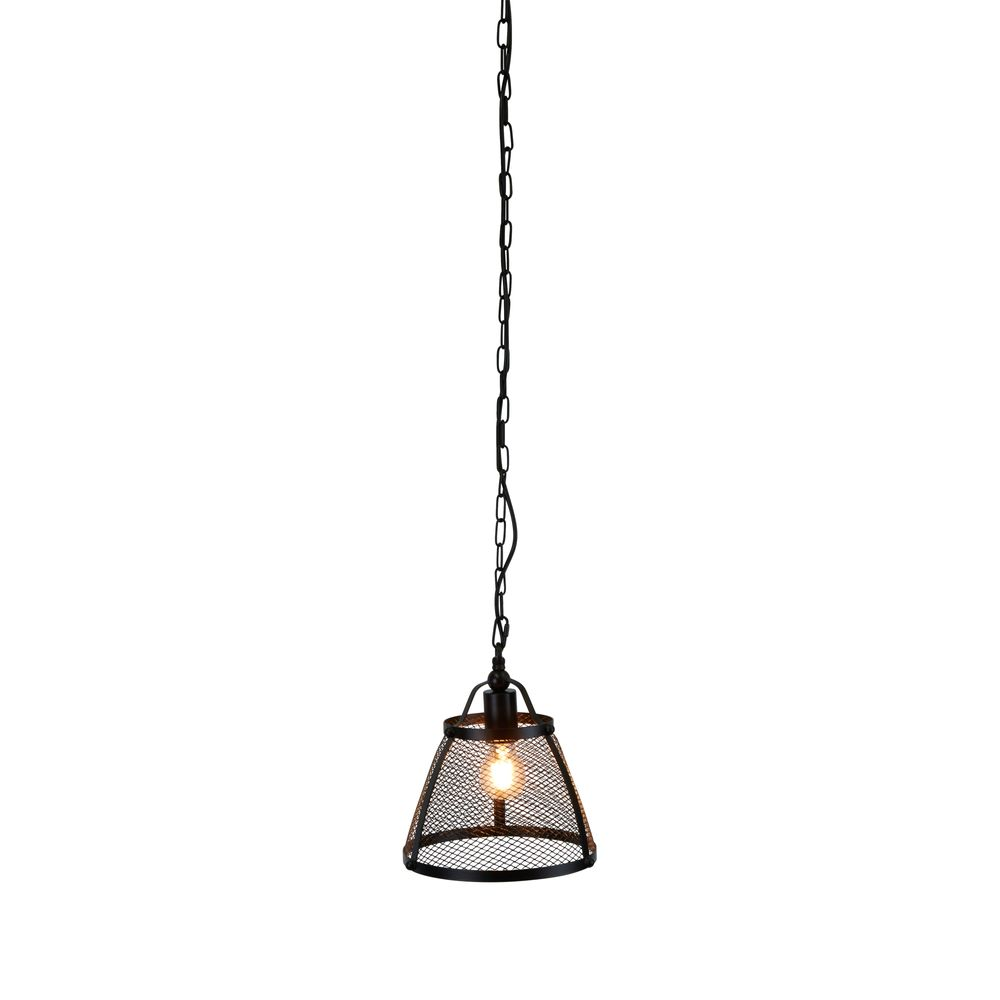 Lorenzo Ceiling Pendant Medium Black (RRP $437.80)