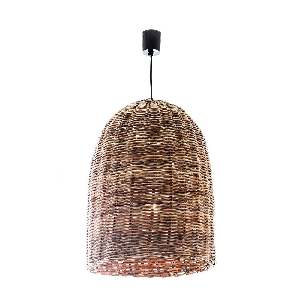Rattan Bell Ceiling Pendant Large Natural (RRP $242)