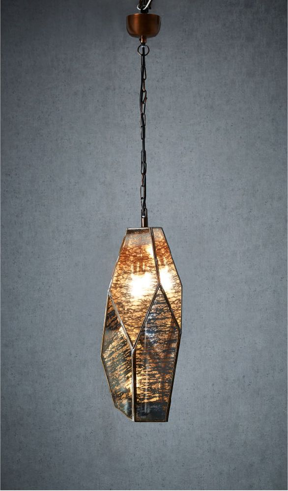 Marble Hall Ceiling Pendant Brass (RRP $484)