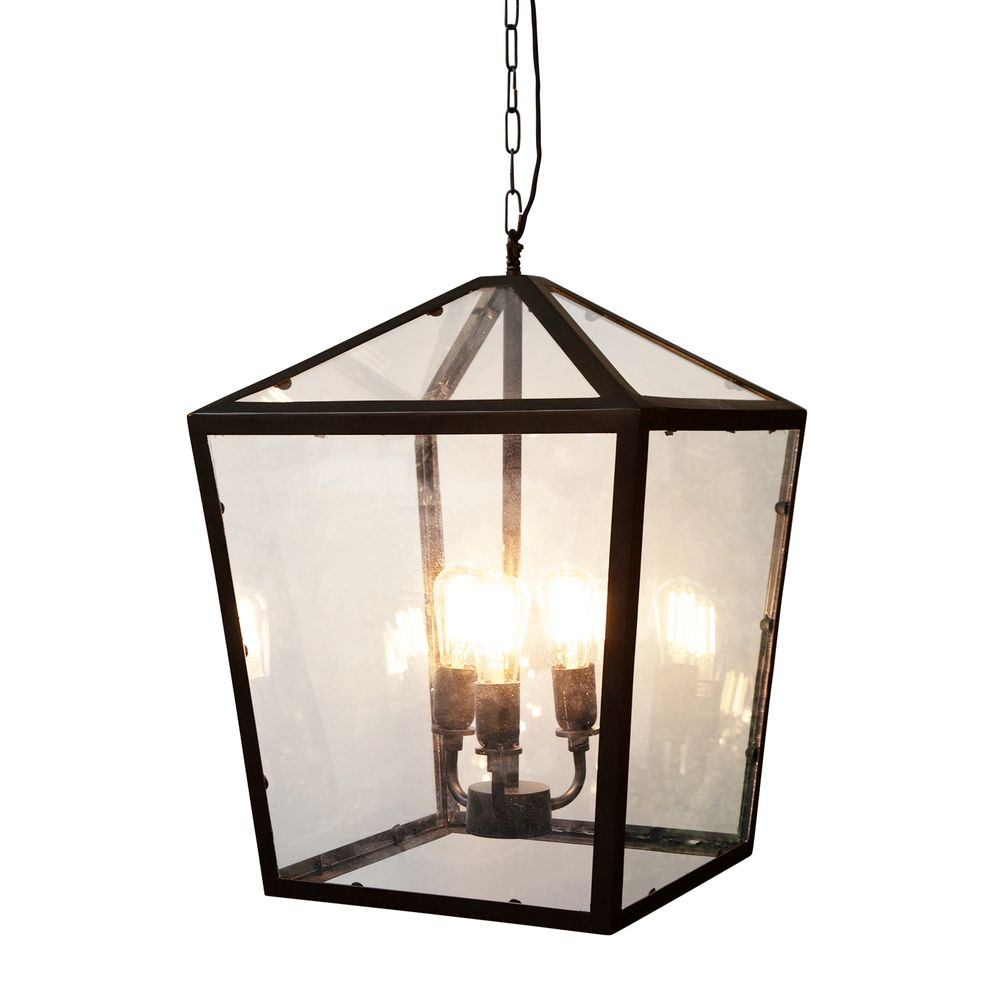 Melrose Ceiling Pendant Black (RRP $792)