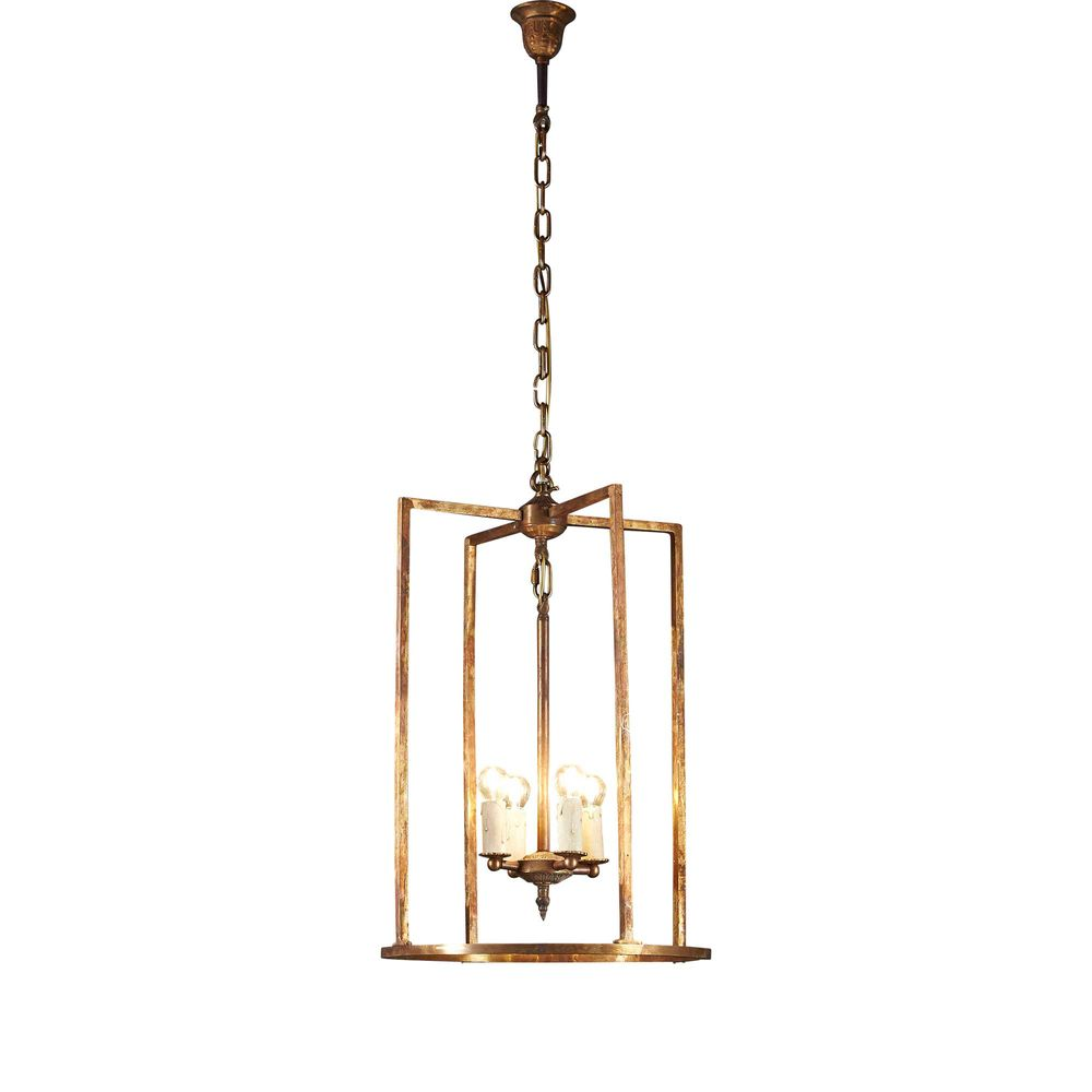 St Palais Ceiling Pendant Large Antique Brass (RRP $2189)