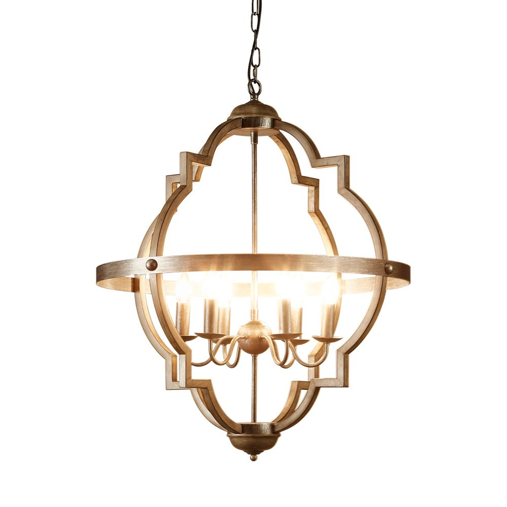 Hyatt Ceiling Pendant Extra Large Rust Brown and Silver Black (RRP $2860)