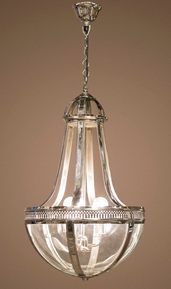 Doma Ceiling Pendant Medium Nickel (RRP $2178) - Image 2