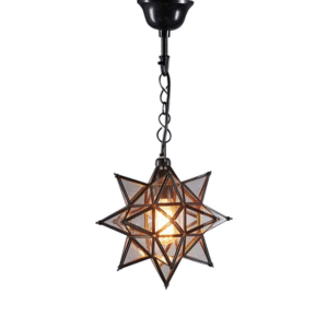 Star Ceiling Pendant Small Black (RRP $539)