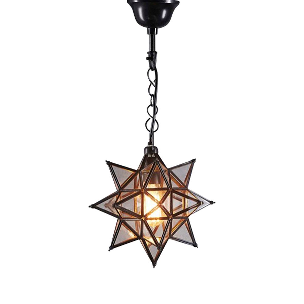Star Ceiling Pendant Small Black (RRP $539)