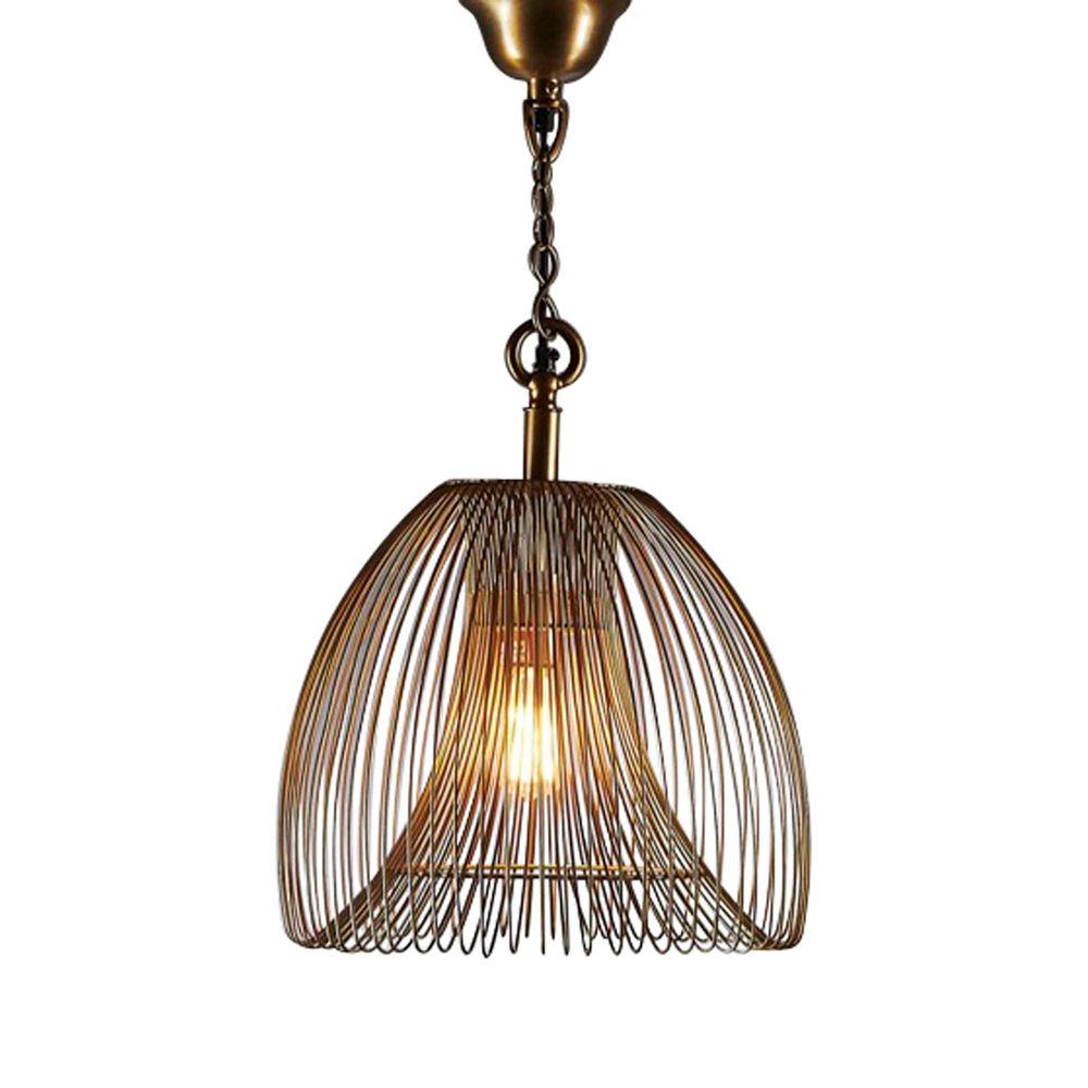 Baker Ceiling Pendant Small Gold (RRP $429)