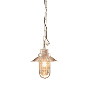 Rutherford Outdoor Ceiling Pendant Silver (RRP $495)