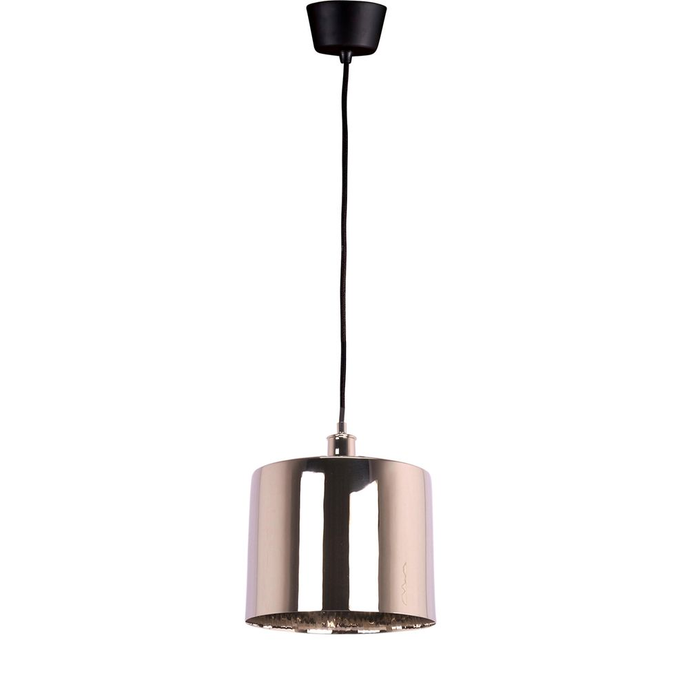 Portofino Ceiling Pendant Medium Shiny Nickel (RRP $396)