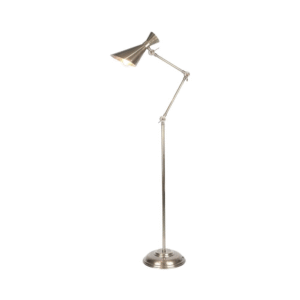 Grasshopper Floor Lamp Antique Silver (RRP $1309)