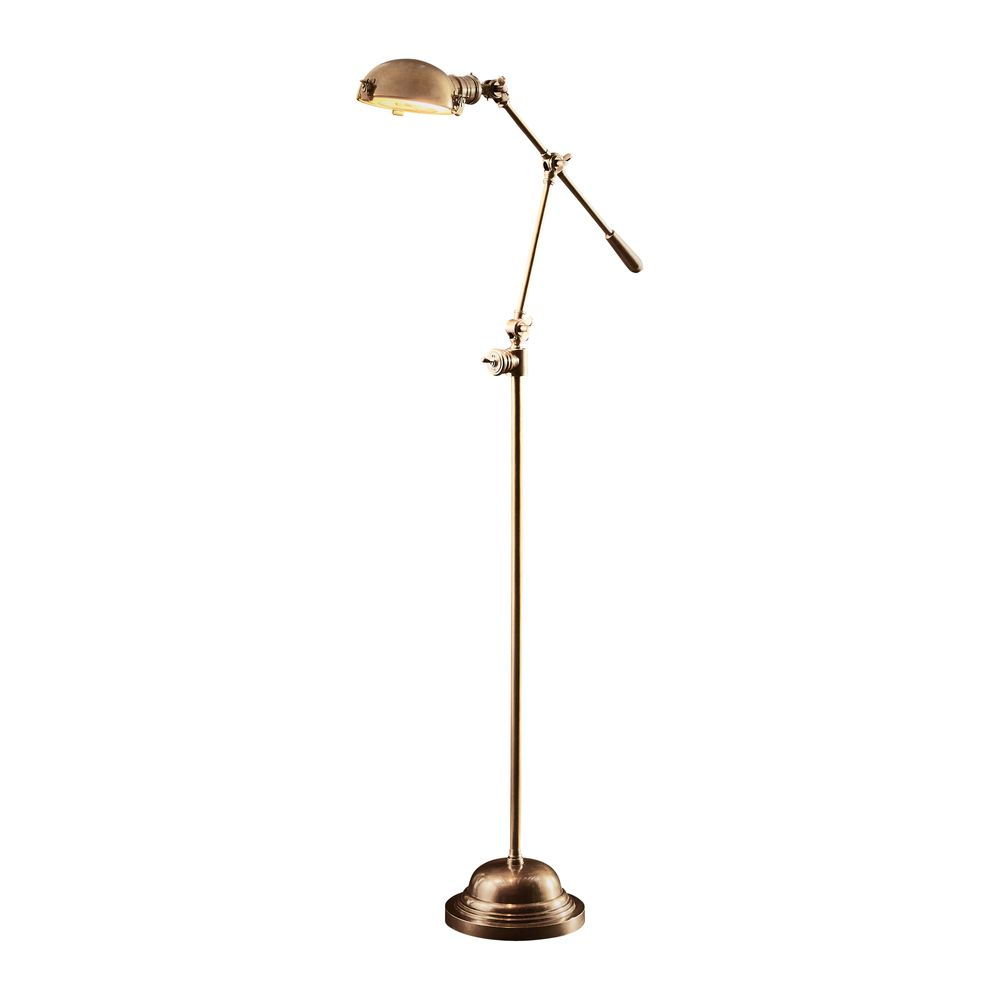 Royce Floor Lamp Antique Brass (RRP $1496)