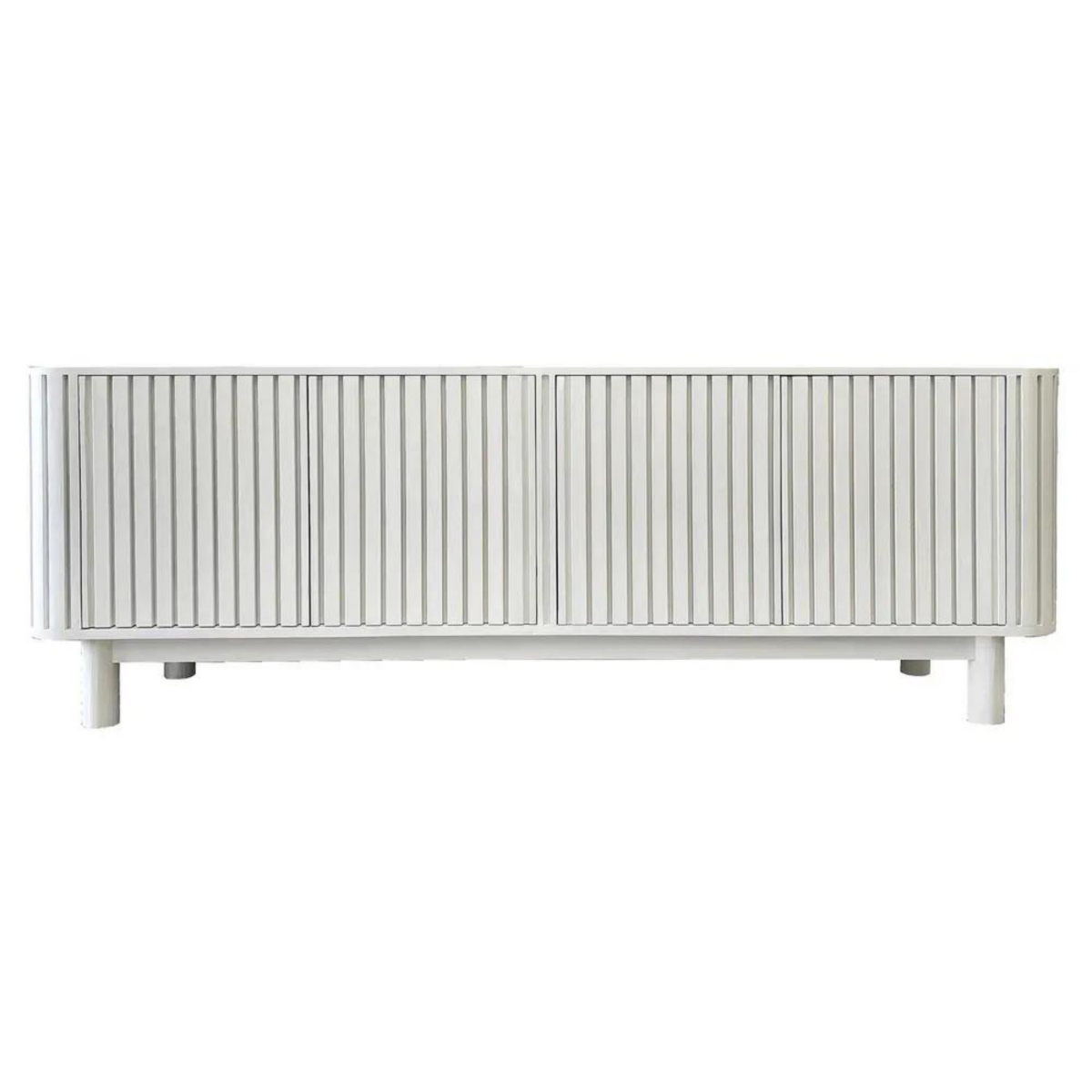 Vince Entertainment Unit White, W 183cm D 48cm H 52cm (RRP $3499)
