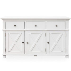 wp-image-tigress-56652.jpg Sorrento 3 Door Hamptons Buffet White, W 145.3cm D 50cm H 85cm (RRP $1799)