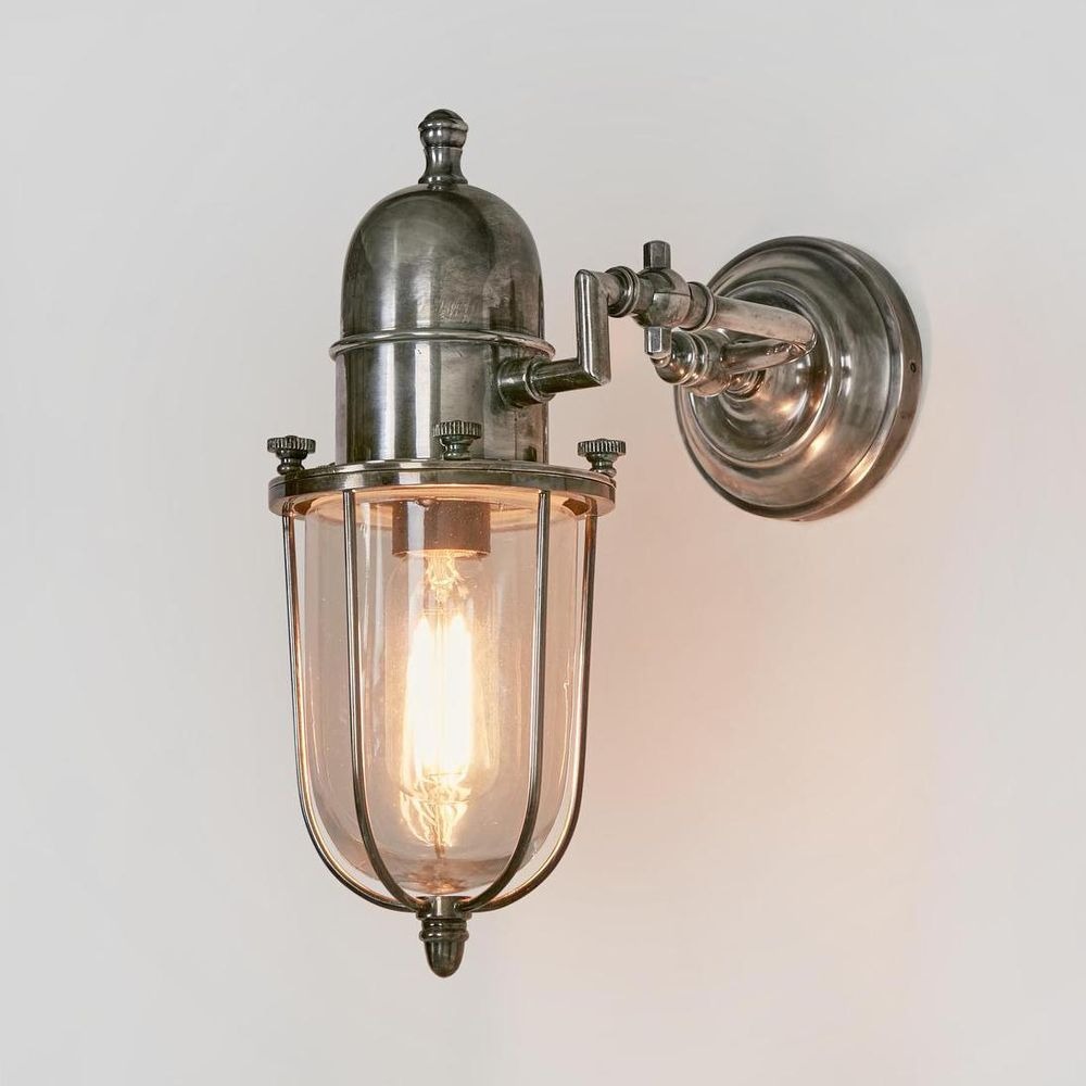 Chapel Outdoor Wall Light Outdoor Silver (RRP $649)
