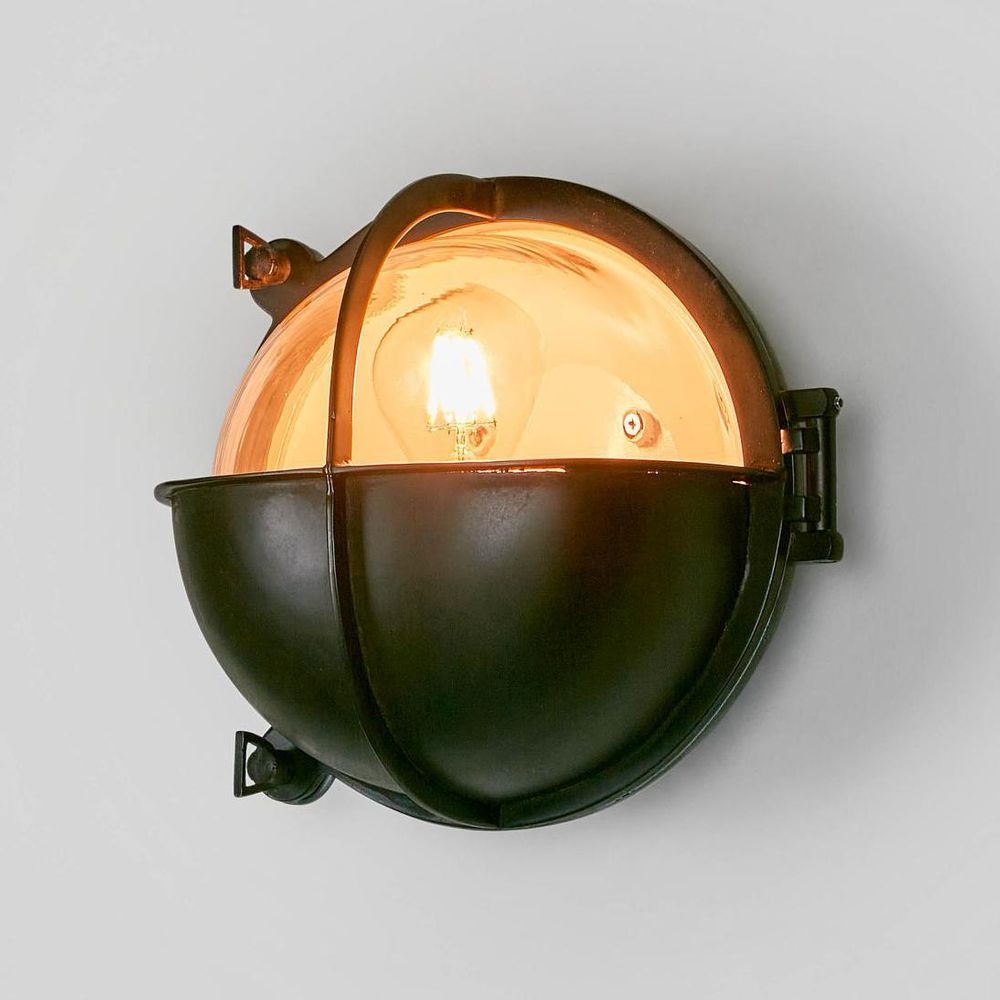 Vienna Outdoor Wall Light Black (RRP $726)