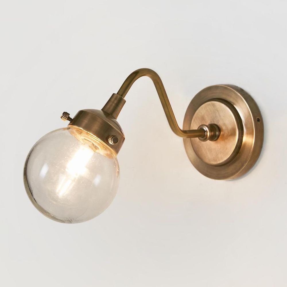 Beacon Outdoor Wall Light Antique Brass (RRP $352)
