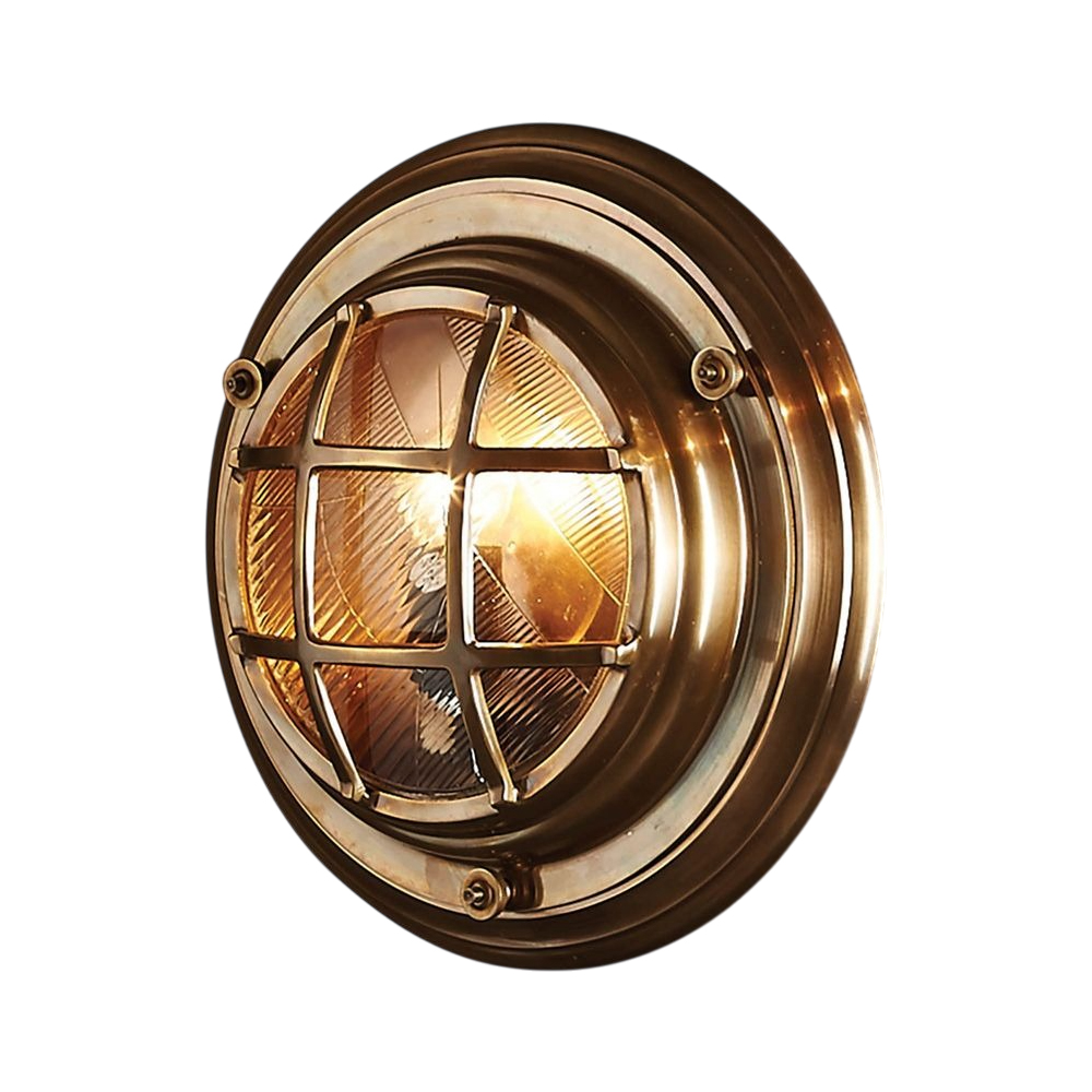 Jervis Outdoor Wall Light Brass (RRP $1144)
