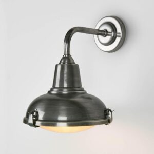 Catalina Outdoor Wall Light Antique Silver (RRP $715)