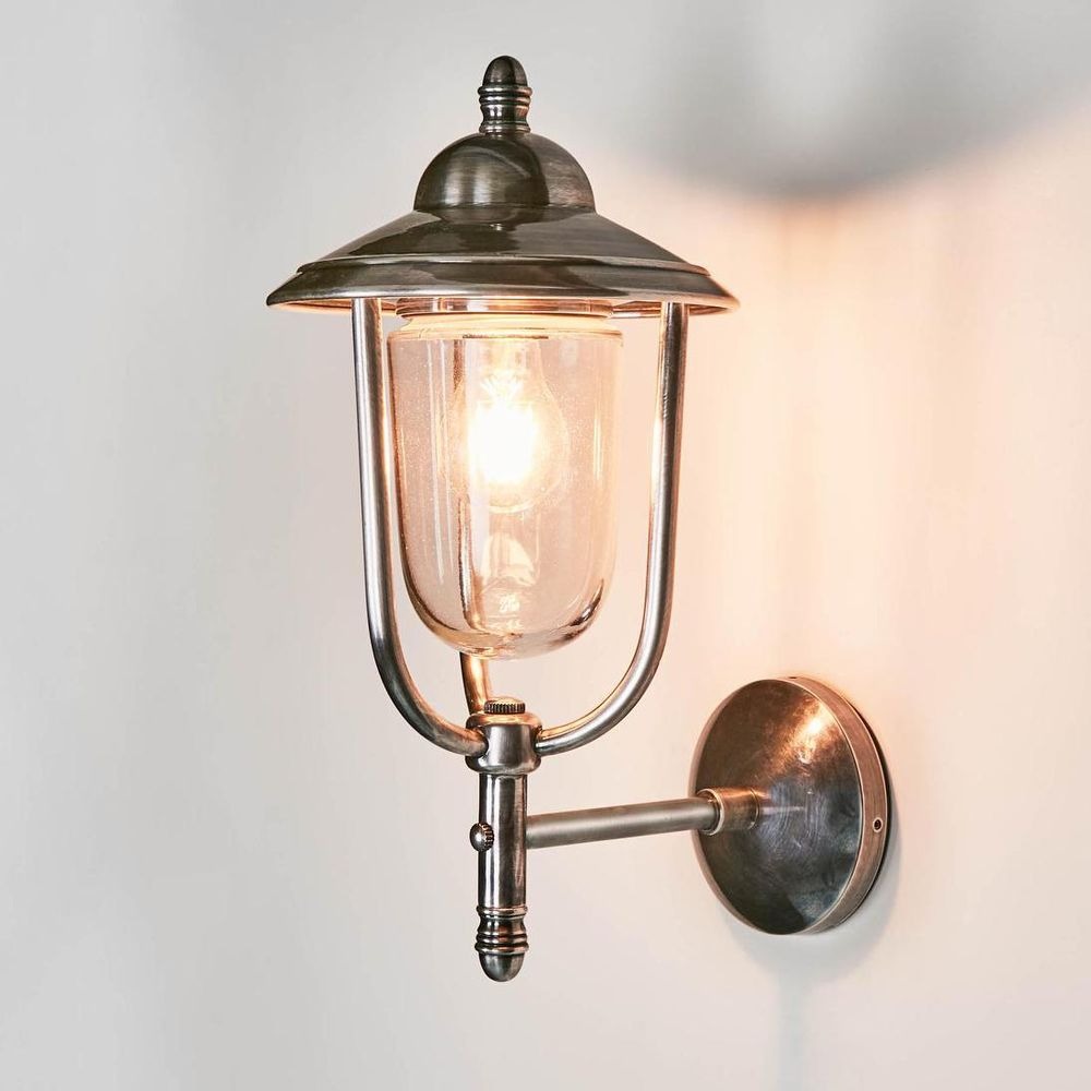 Pier Outdoor Wall Light Antique Silver (RRP $649)