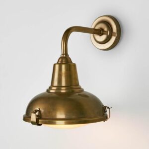Catalina Outdoor Wall Light Antique Brass (RRP $715)
