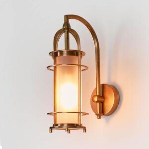 Bel Air Outdoor Wall Light Brass (RRP $550)