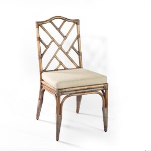 Chippendale Hamptons Style Dining Chair Grey, WIDTH 50cm HEIGHT 100cm - seat height 53cm DEPTH (RRP $999)