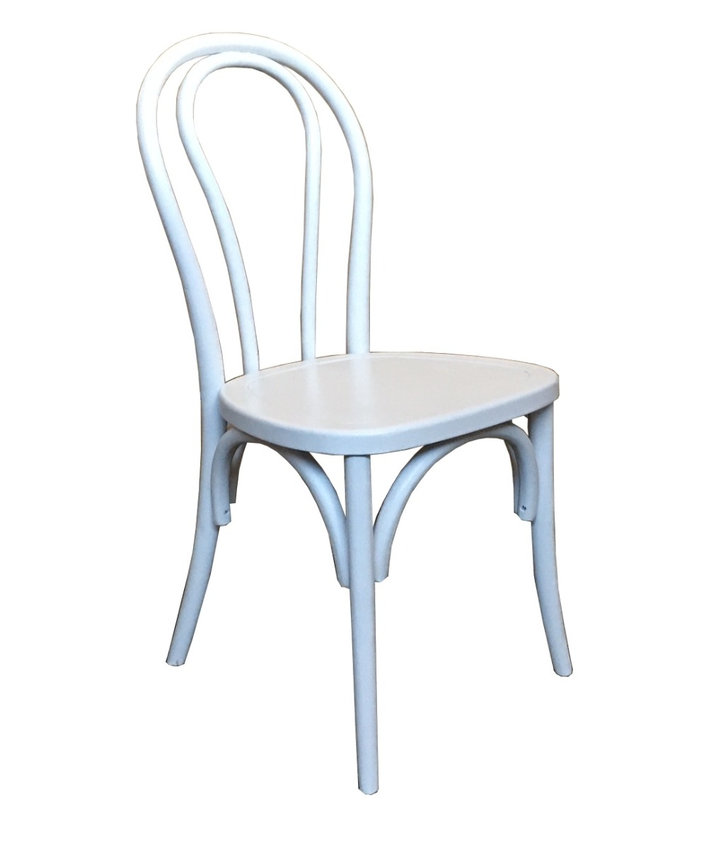 Elisa Bentwood Dining Chair White, W 43cm x D 49cm x H 90cm (RRP $249)