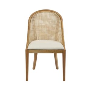 Maldives Dining Chair Natural Whitewash, D 61.5cm W 54.5cm H 92.5cm (RRP $599)