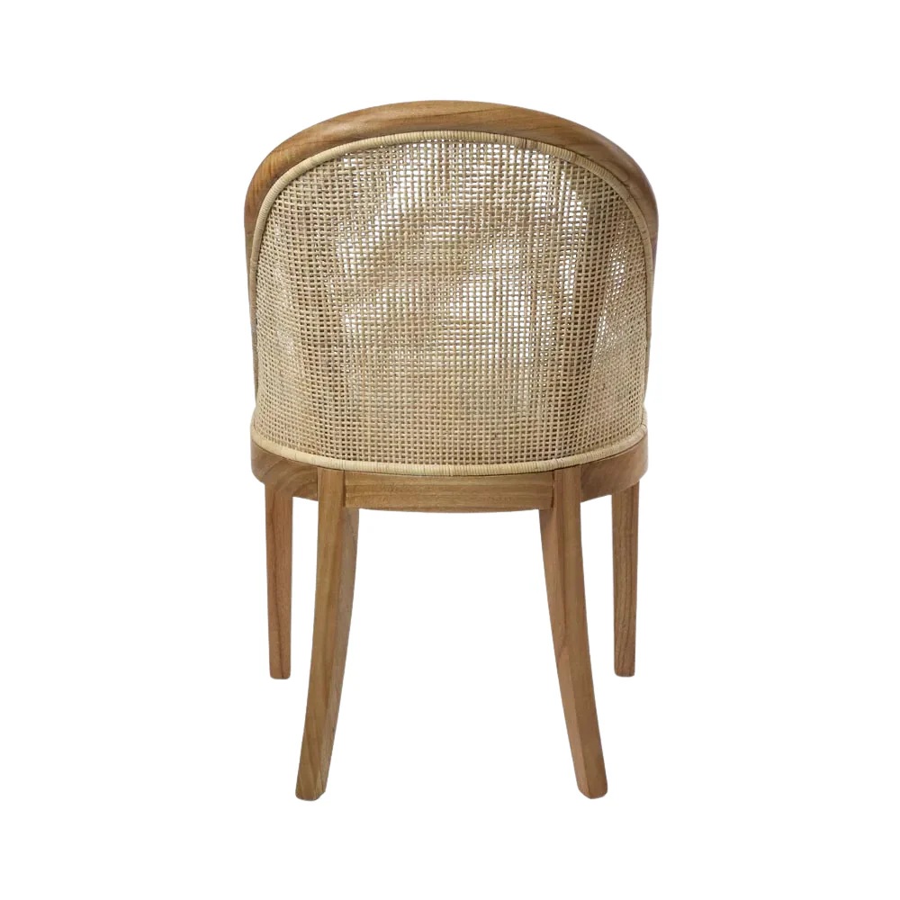 Maldives Dining Chair Natural Whitewash, D 61.5cm W 54.5cm H 92.5cm (RRP $599) - Image 4