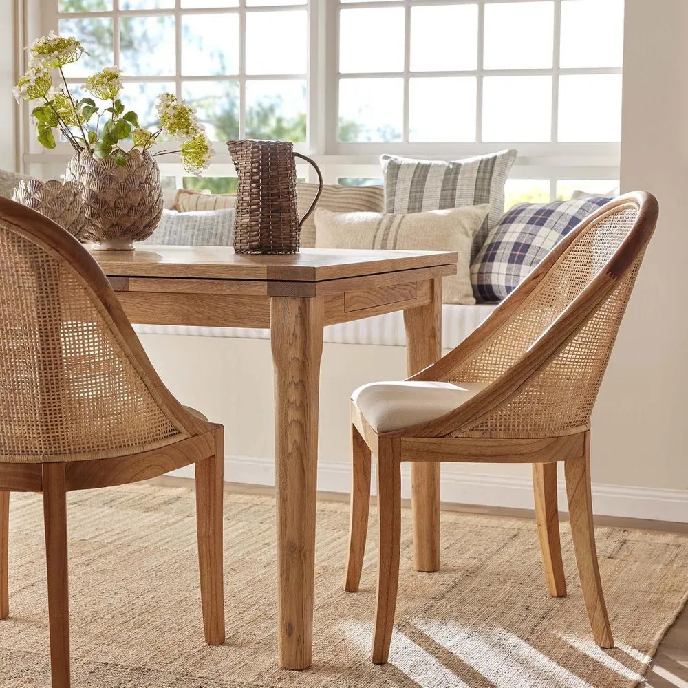 Maldives Dining Chair Natural Whitewash, D 61.5cm W 54.5cm H 92.5cm (RRP $599) - Image 6