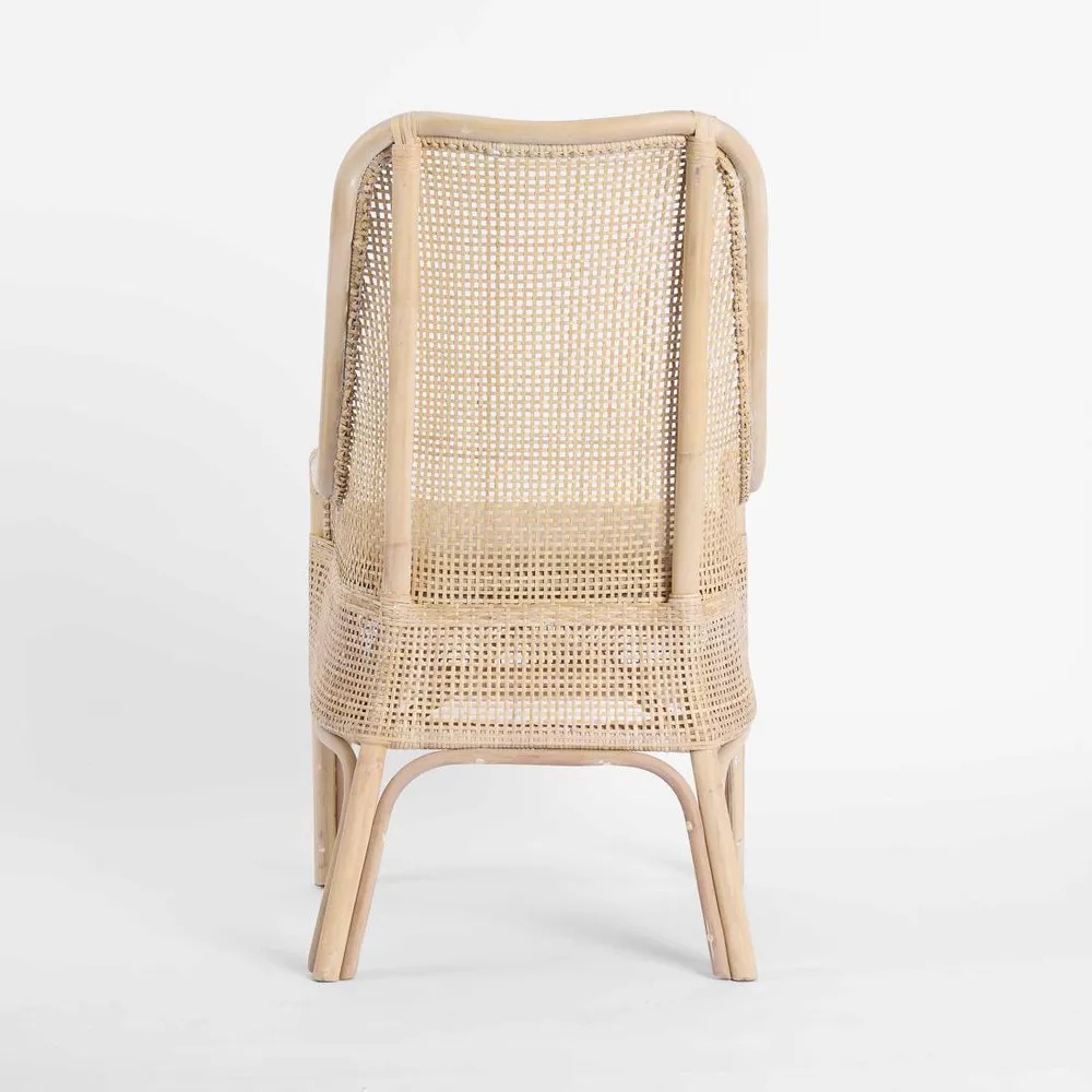 Southbeach Hamptons Dining Chair Natural Whitewash, W 54 D 56 H 96cm (RRP $449) - Image 4