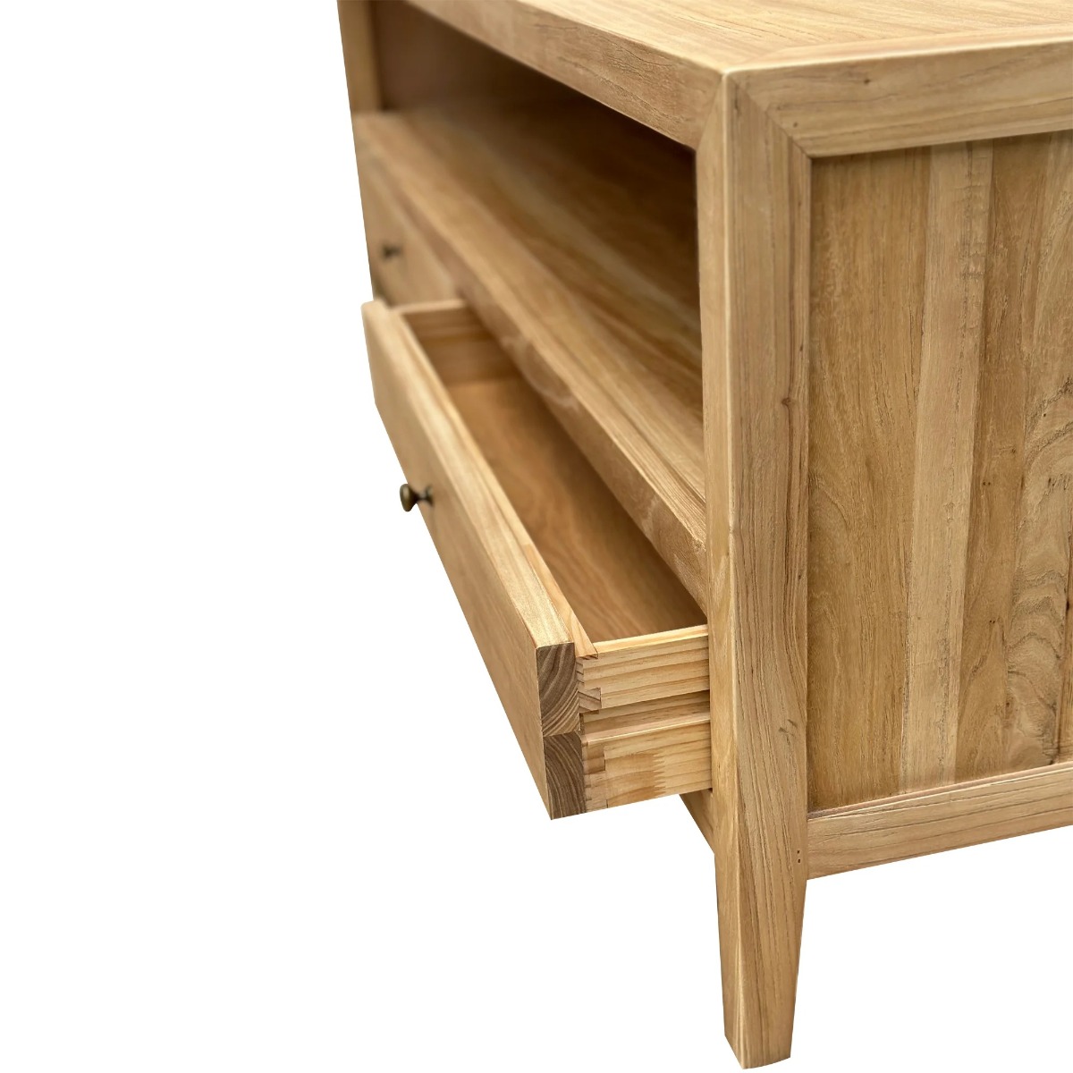"Noosa" TV Entertainment Unit Reclaimed Elm, 160cmW x 50cmD x 55cmH (RRP $1799) - Image 2