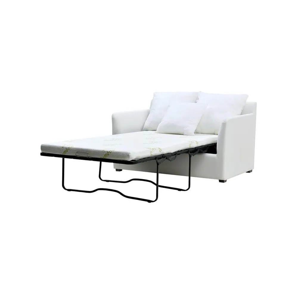 Noosa Hamptons 1.5 Seat Sofa Bed Grey, W 140 D 91 H 80cm (RRP $2999) - Image 7